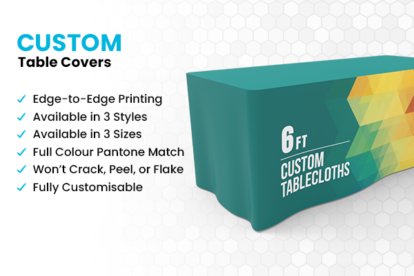 6ft Table Cover Included