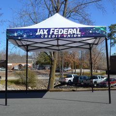 Jax Federal Valance Wrap with White Canopy
