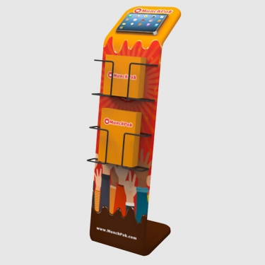  Tablet Stand & Brochure Holder with Stretch Fabric Cover 