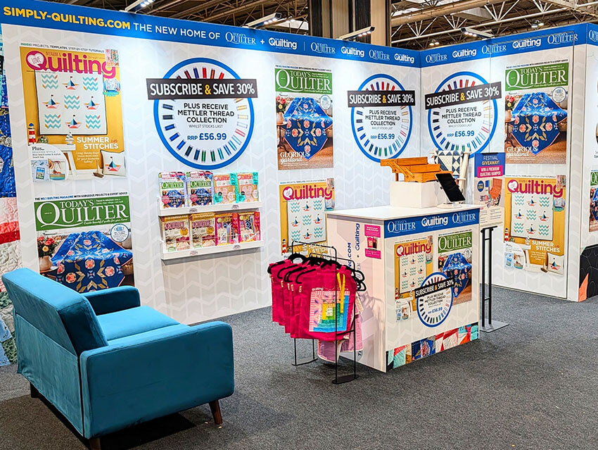 Exhibition Stand Spotlight: Today's Quilter & Love Patchwork & Quilting 