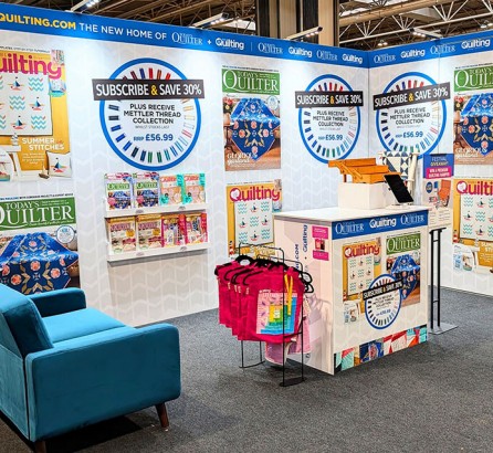 Exhibition Stand Spotlight: Today's Quilter & Love Patchwork & Quilting 