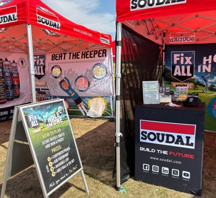 Soudal Interactive Custom Printed Gazebo