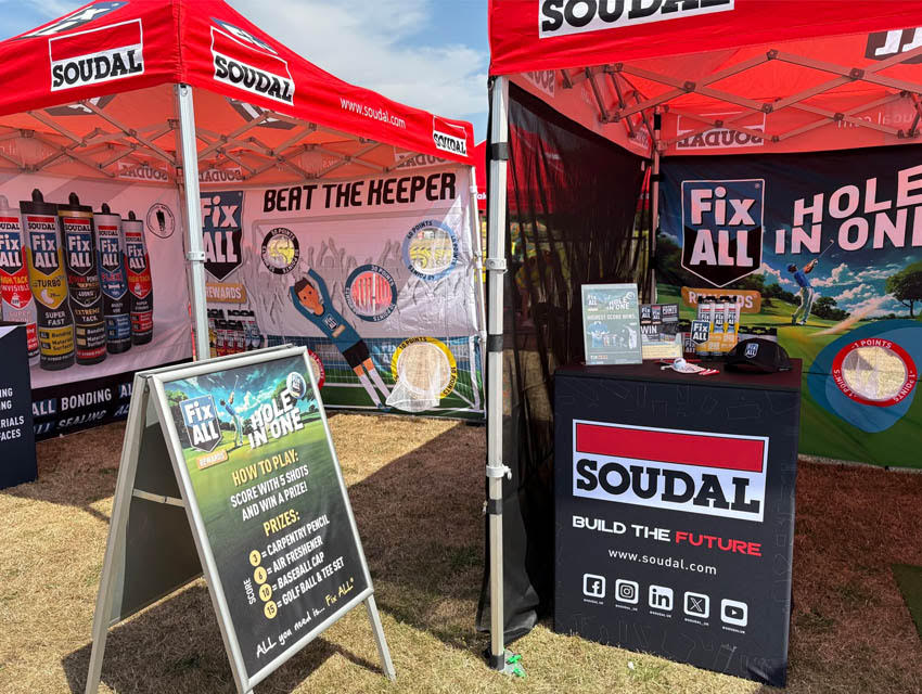 Soudal Interactive Custom Printed Gazebo
