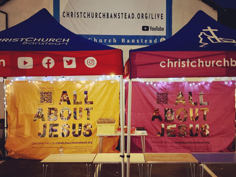 ChristChurch Banstead Custom Printed 3x3m