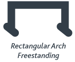 Rectangular Freestanding